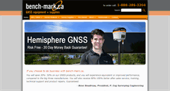 Desktop Screenshot of bench-mark.ca